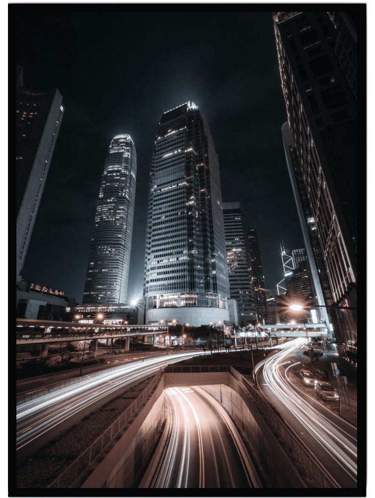 Poster city lights - Dekortorget