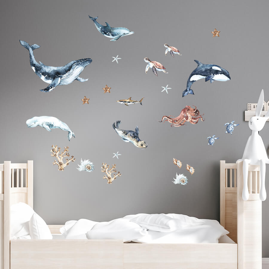 Väggdekor Under the sea - Dekortorget