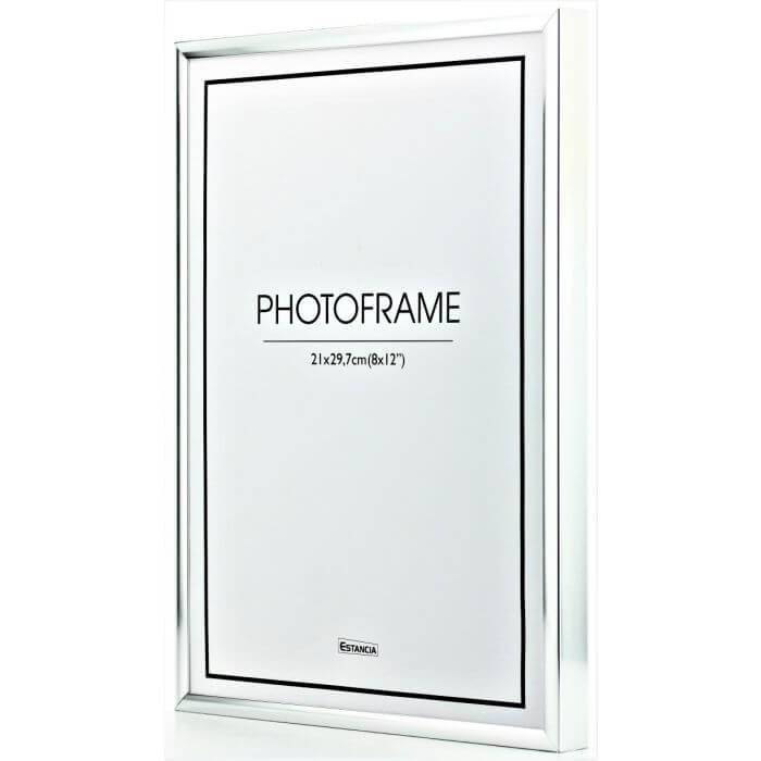 Aluminium ram silver med plexiglas A4 (21x30cm) - Dekortorget