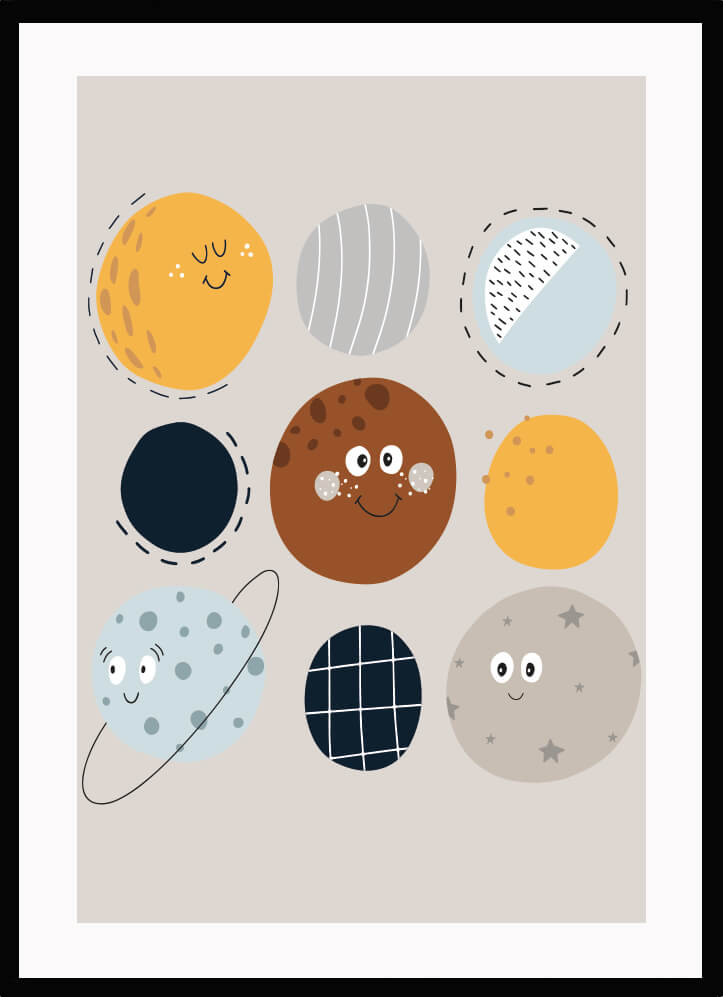 Poster Planeter - Dekortorget