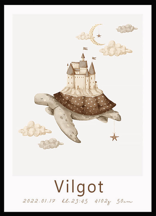 Namntavla Turtle - Dekortorget