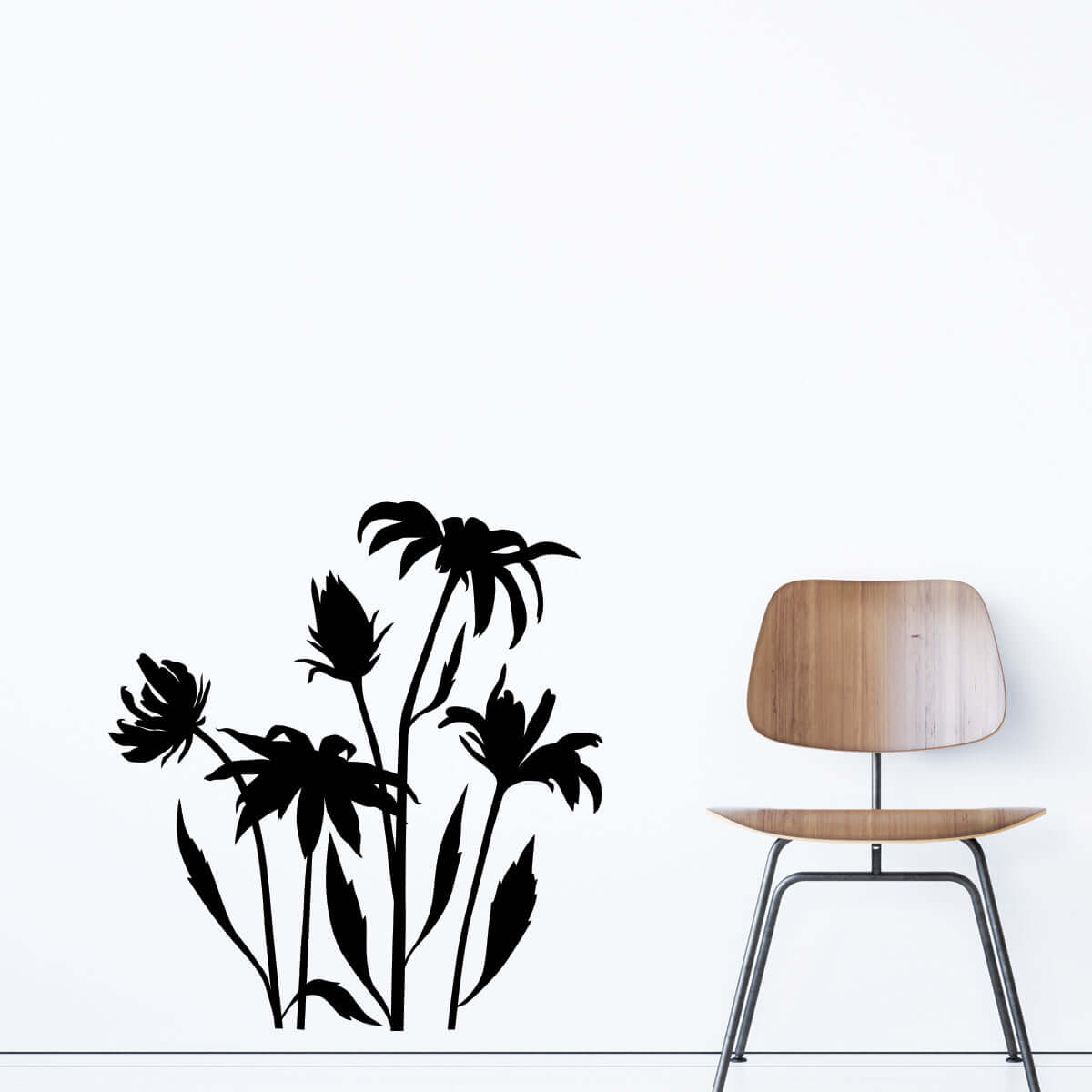 Väggdekor blommor 3