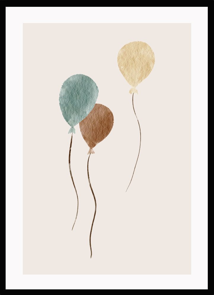 Poster Ballonger - Dekortorget