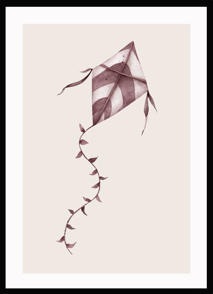 Poster Drake rosa - Dekortorget