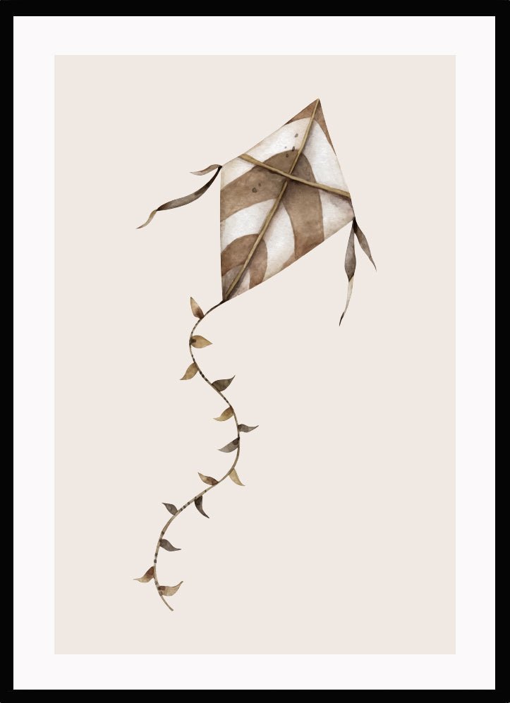 Poster Drake beige - Dekortorget