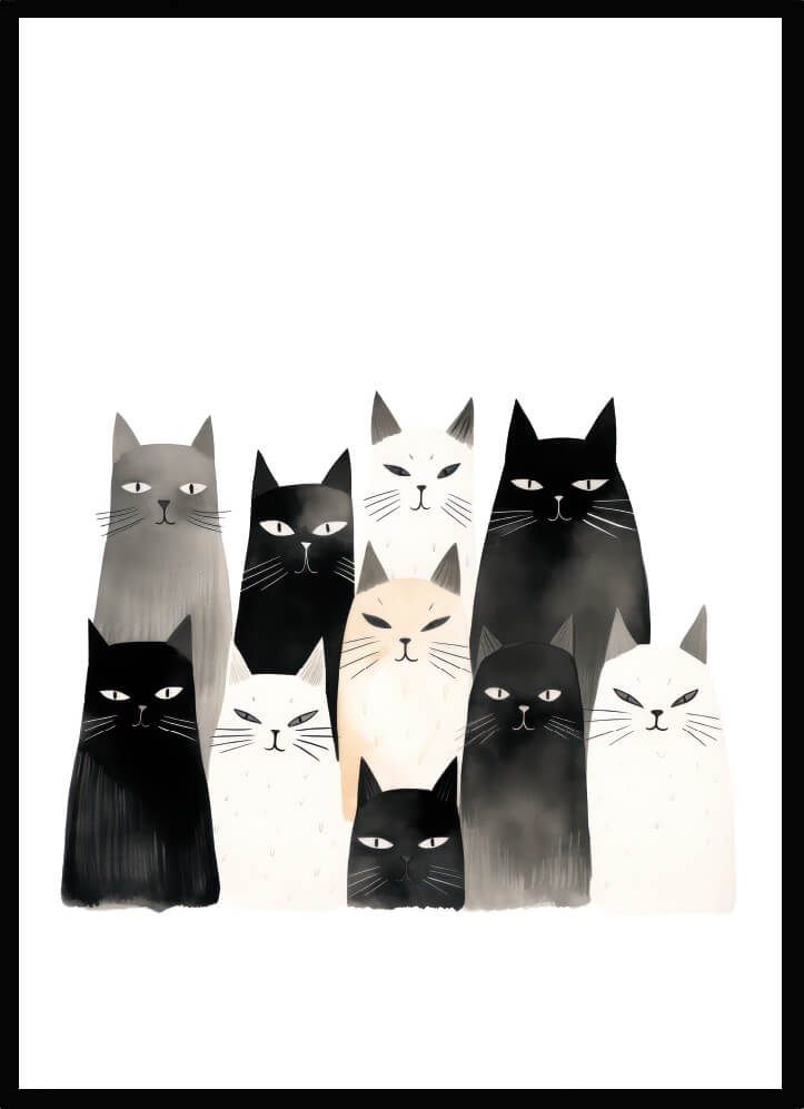 Poster katter - Dekortorget