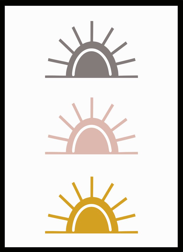 Poster retro solar - Dekortorget