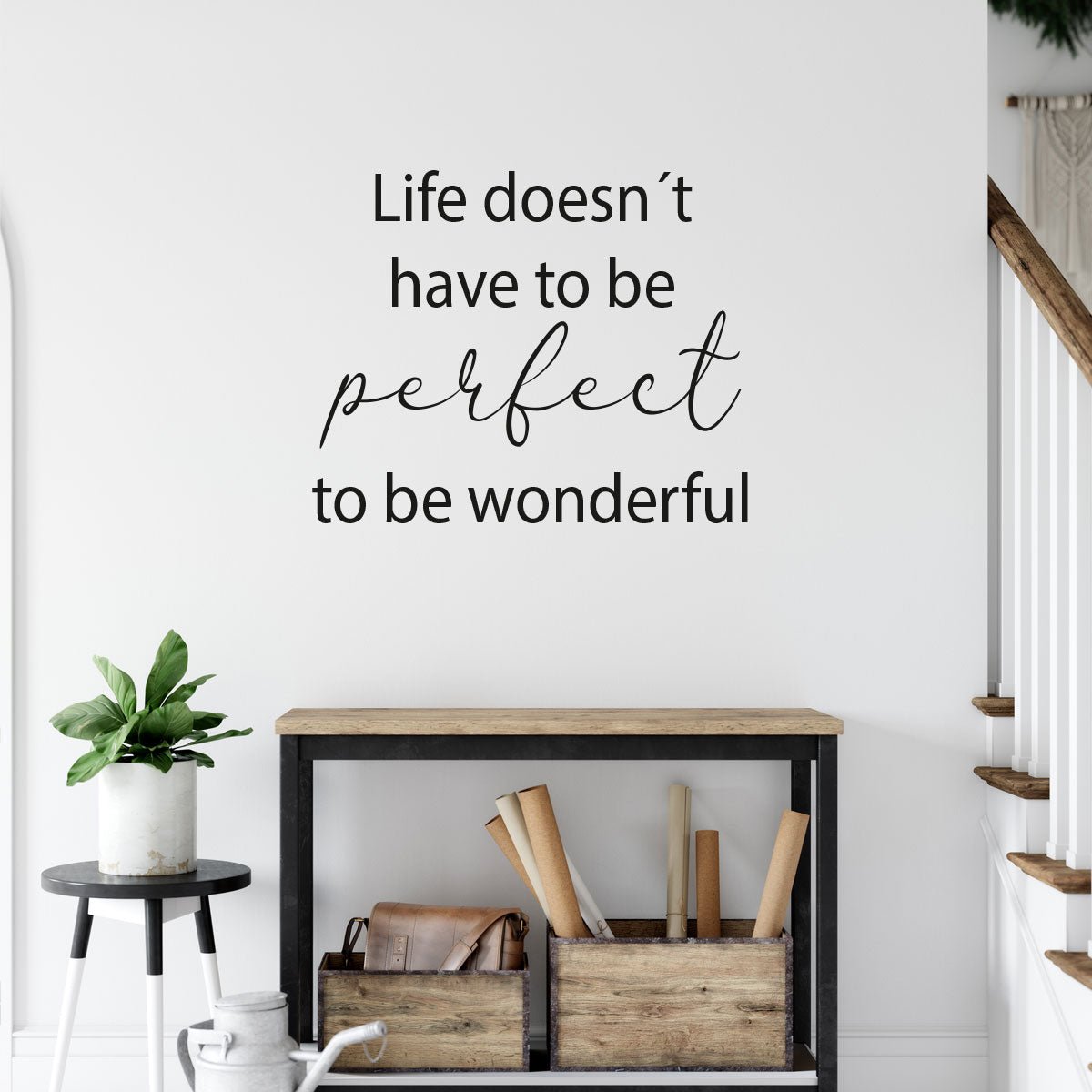 Väggord perfect life - Dekortorget