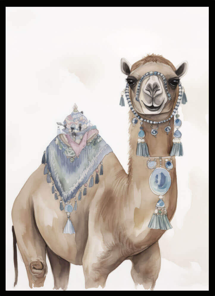 Poster kamel - Dekortorget