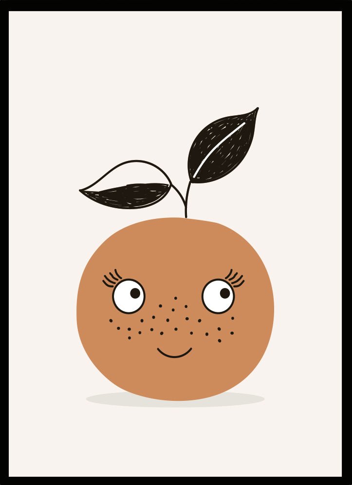 Poster apelsin - Dekortorget