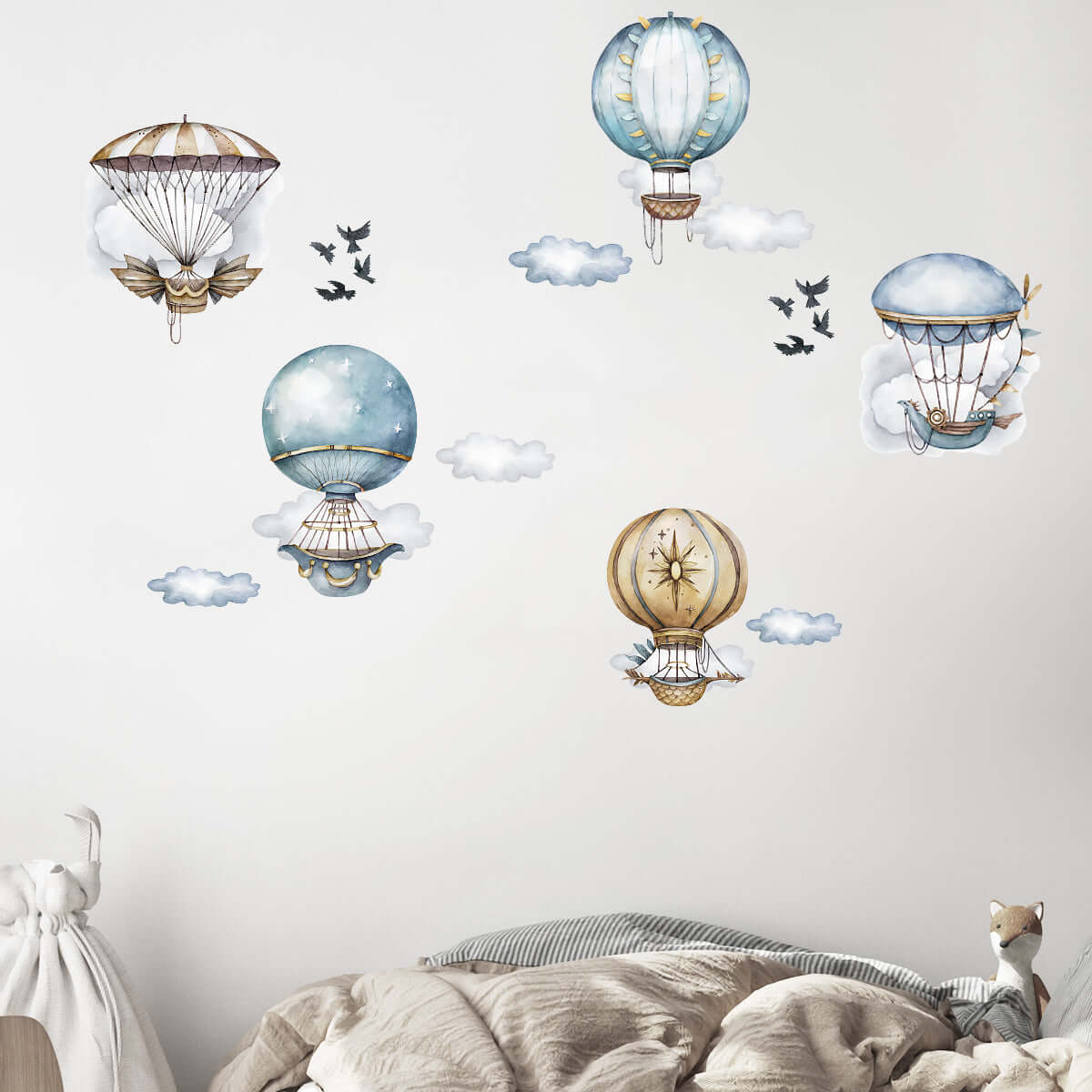 Väggdekor XL Luftballonger - Dekortorget