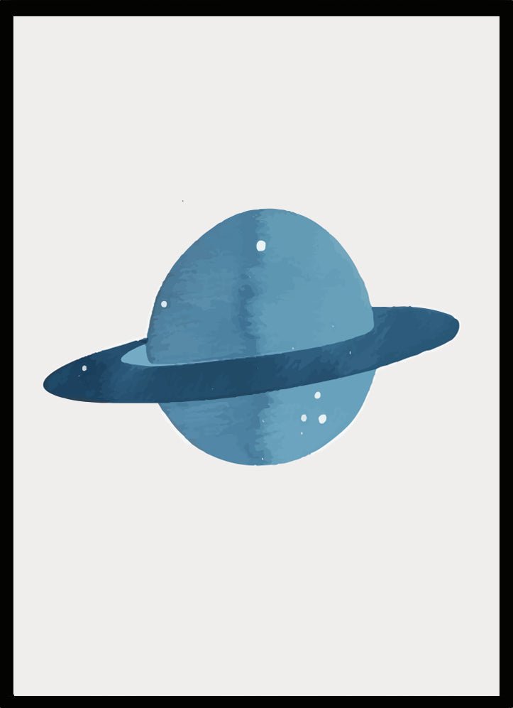 Poster Space Planet - Dekortorget