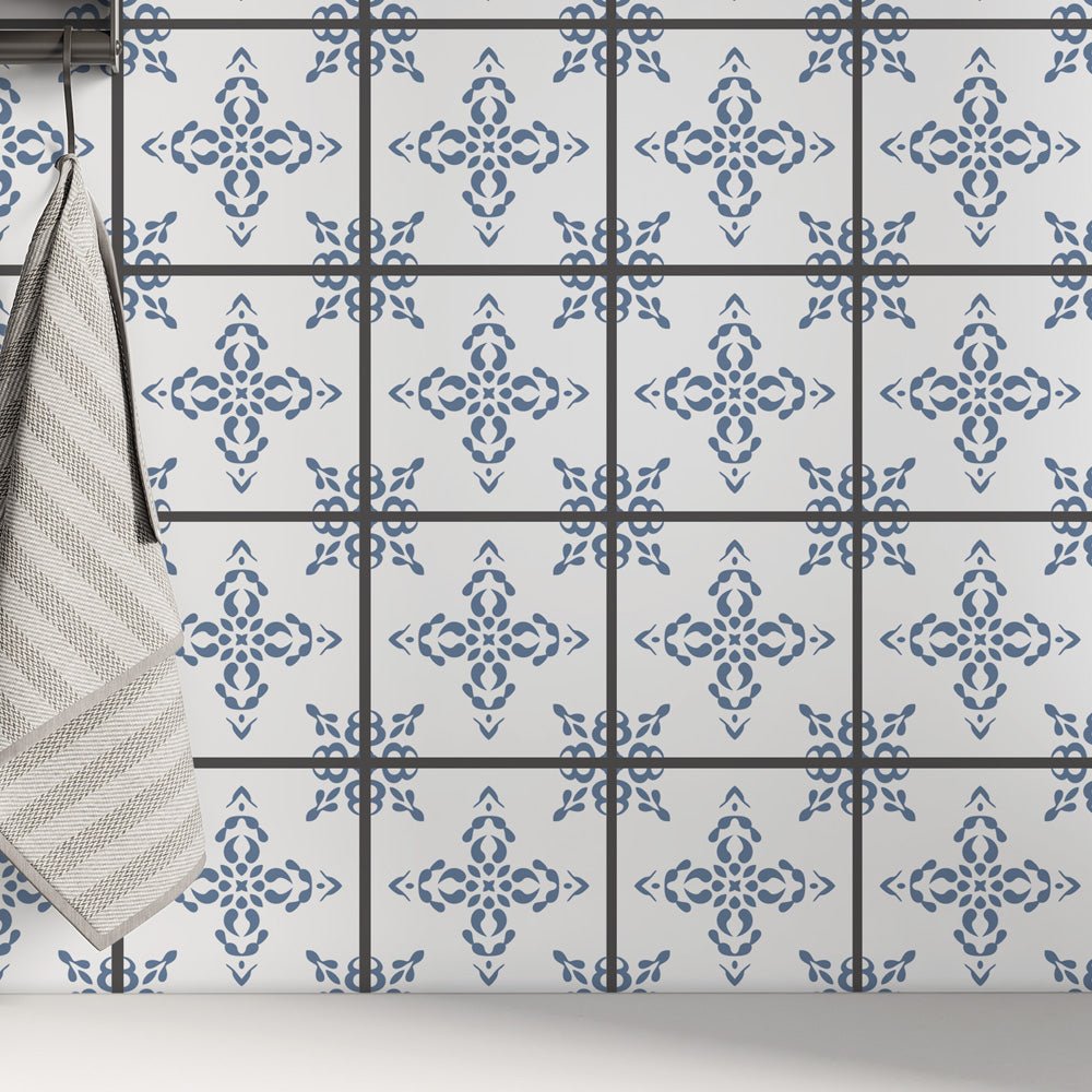 Kakeldekor marrakech blå - Dekortorget