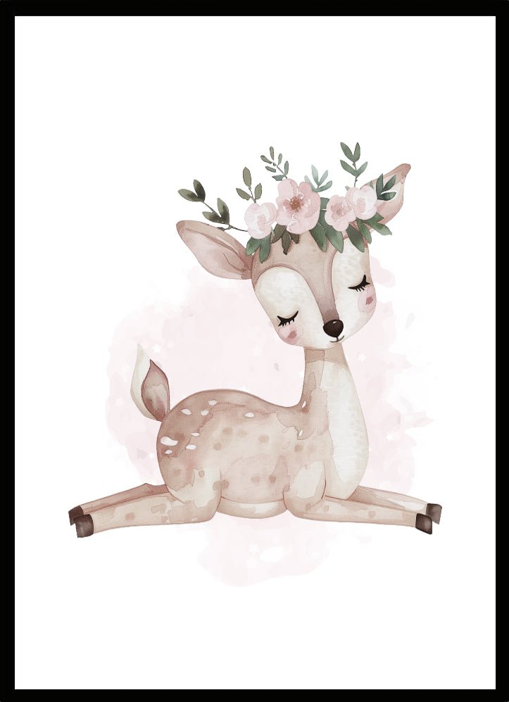 Poster Fairy deer - Dekortorget