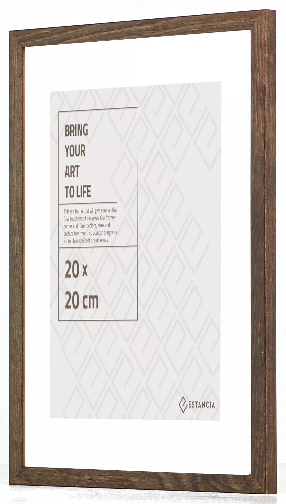 Galant VALNÖT med plexiglas 30x40 - Dekortorget