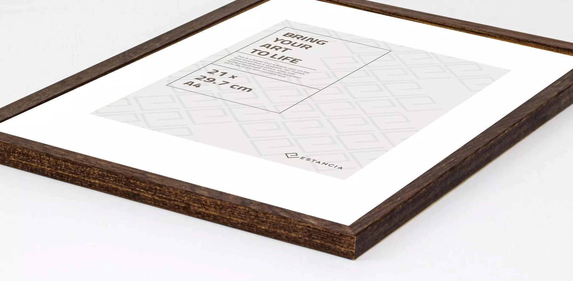 Galant VALNÖT med plexiglas 30x40 - Dekortorget