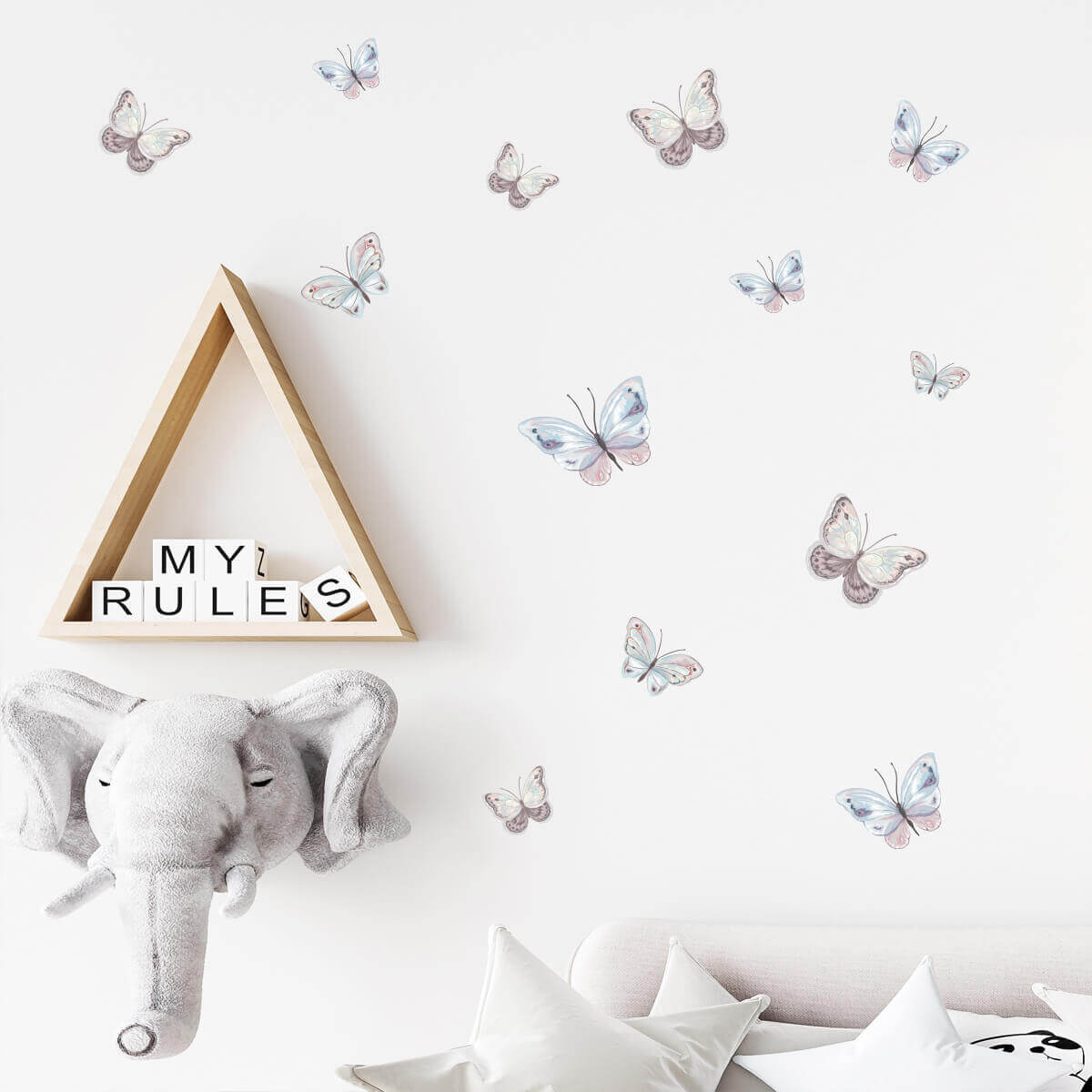 Väggdekor Fjärilar - Dekortorget