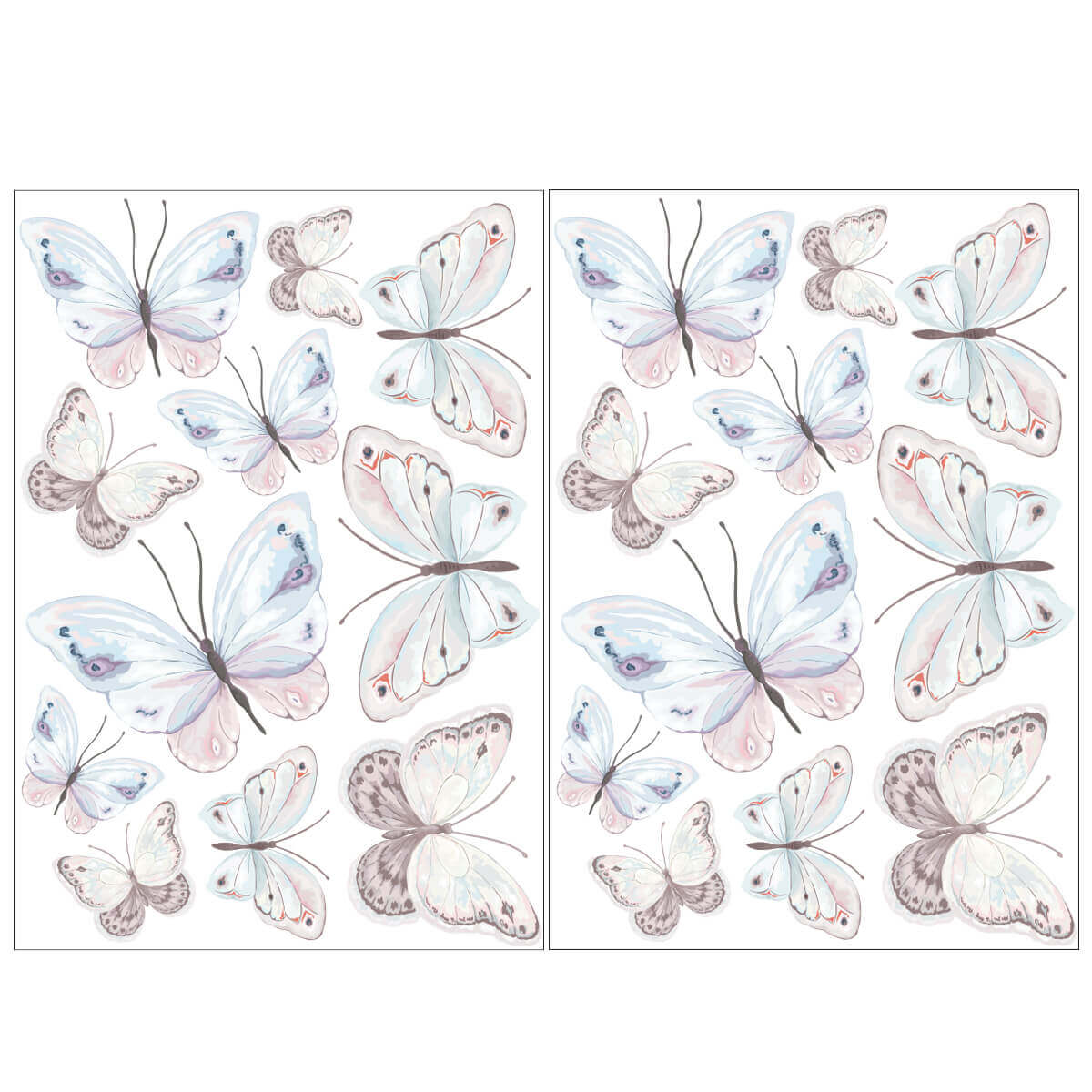 Väggdekor Fjärilar - Dekortorget