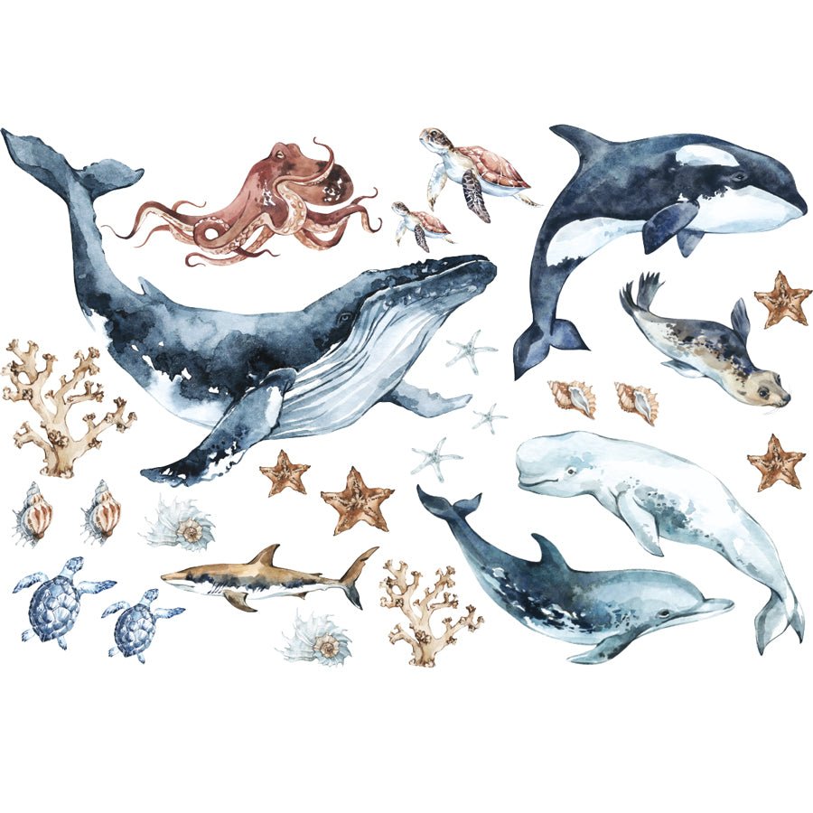 Väggdekor Under the sea - Dekortorget