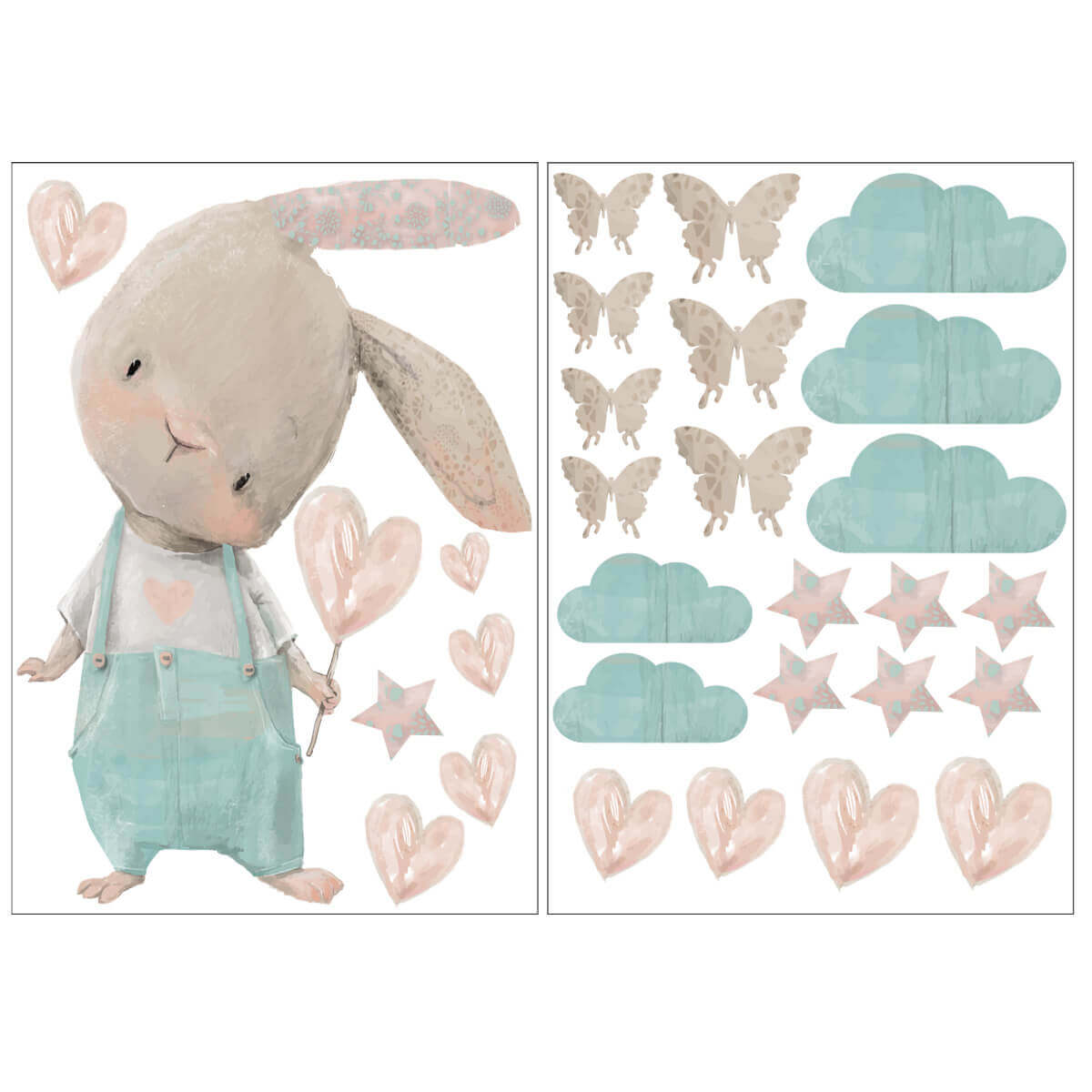 Väggdekor Kanin - Dekortorget