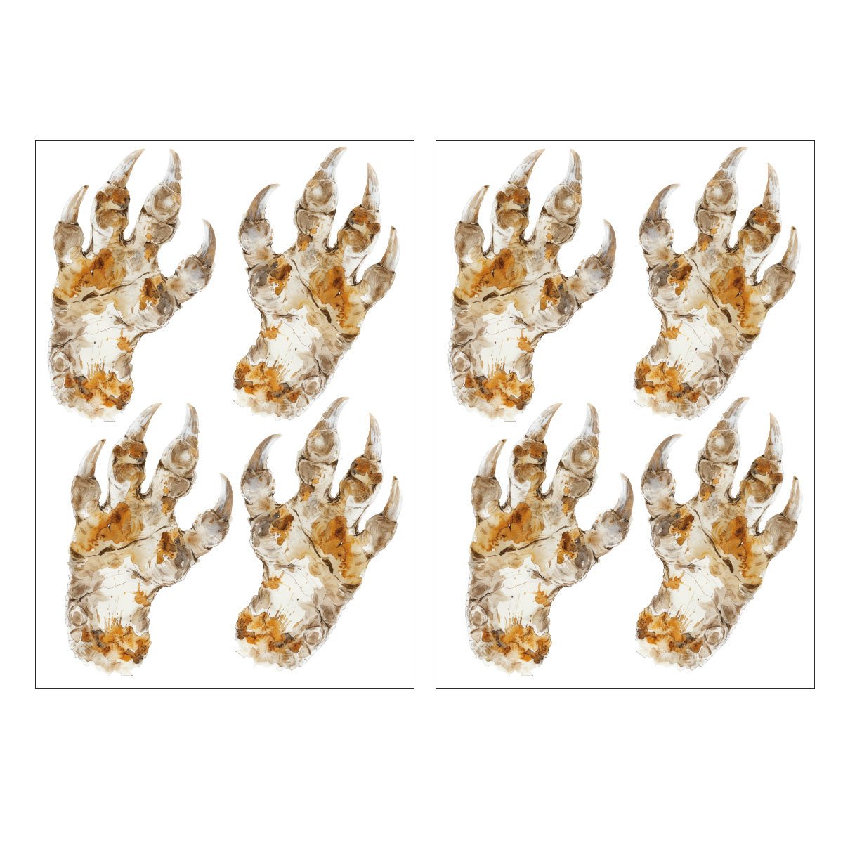 Väggdekor T - Rex Fotspår - Dekortorget