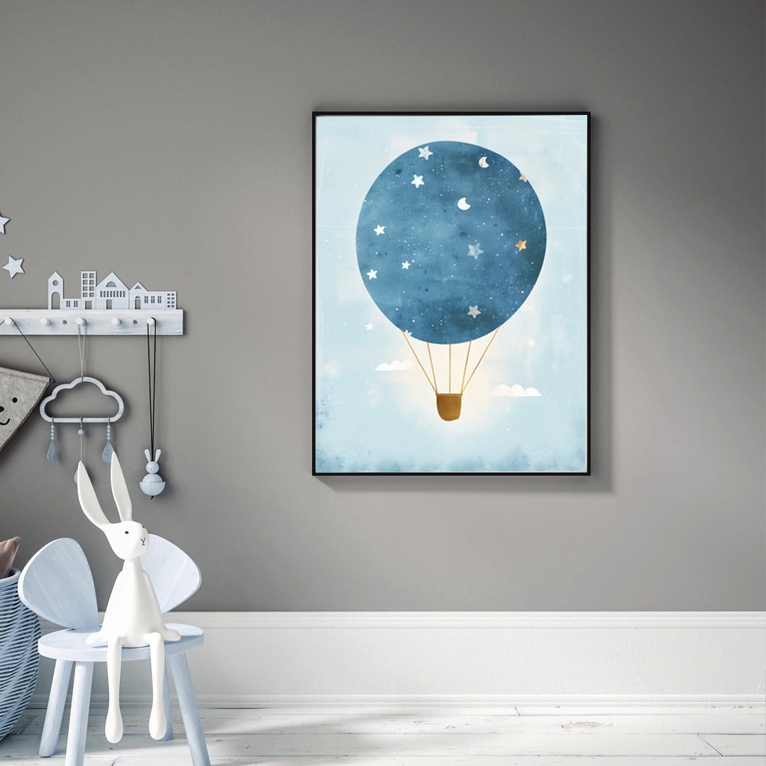 Poster Space airballoon