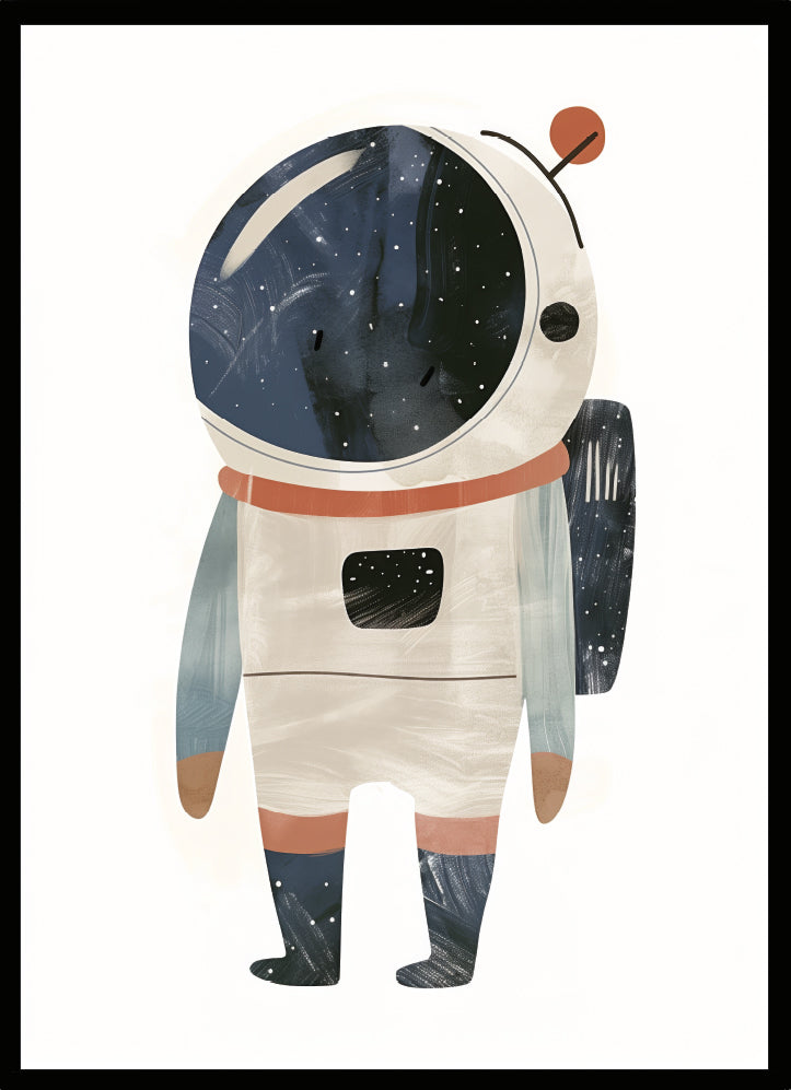 Poster space man