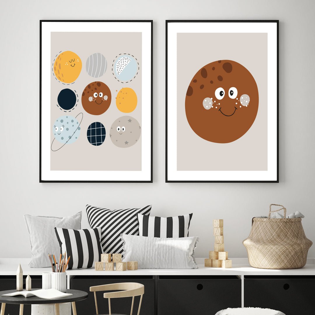 Poster Planeter - Dekortorget