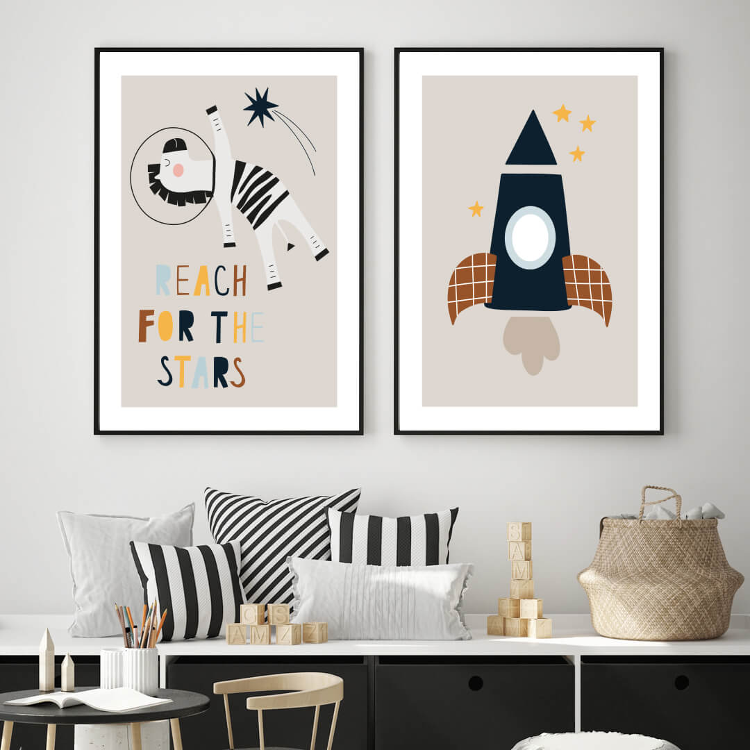 Poster Zebra 1 - Dekortorget