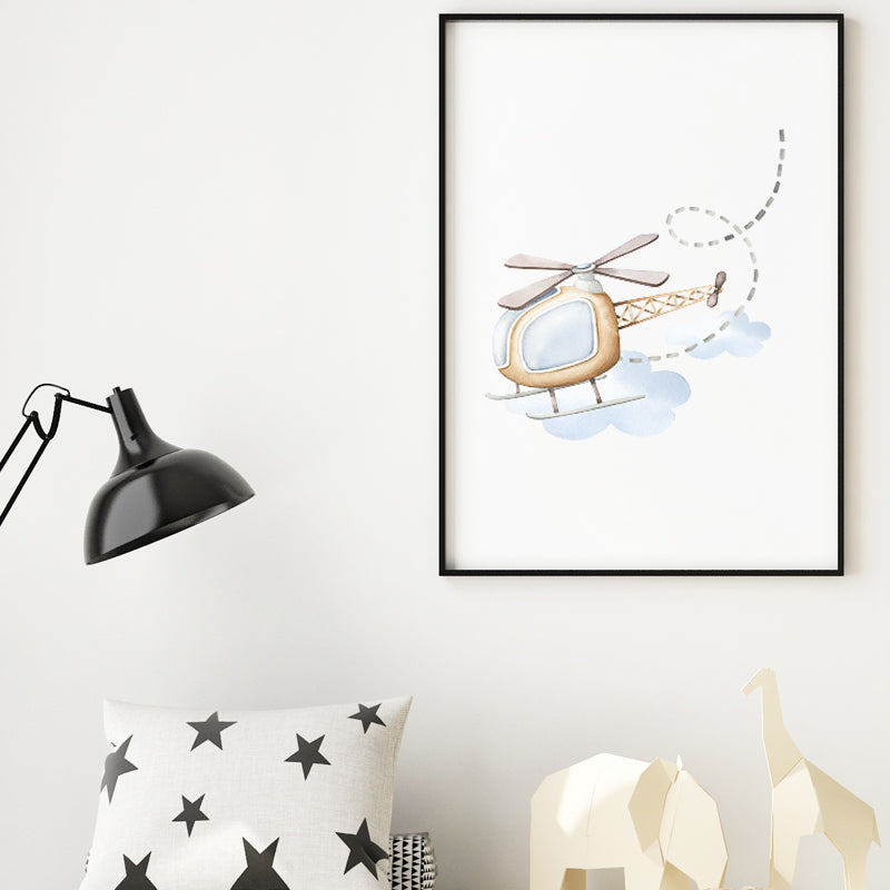 Poster helikopter