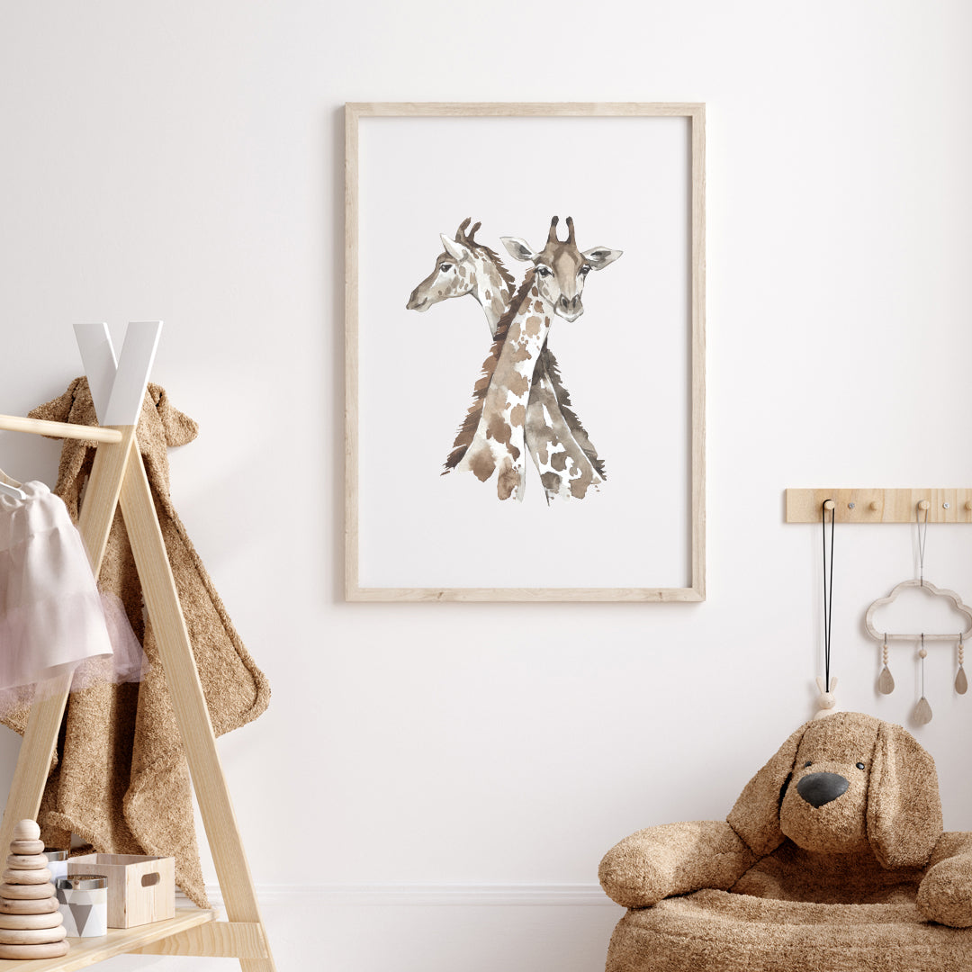 Poster giraffer