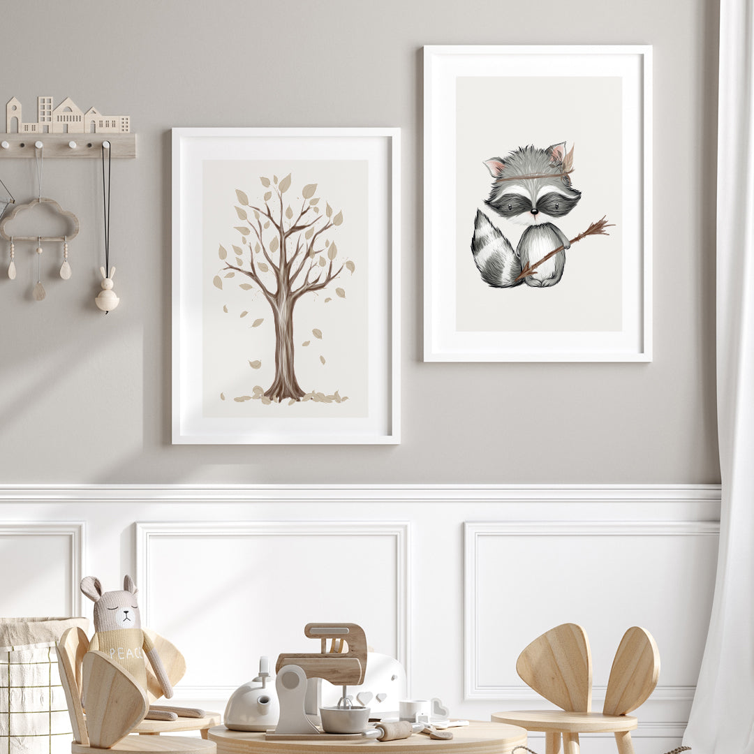 Poster Racoon
