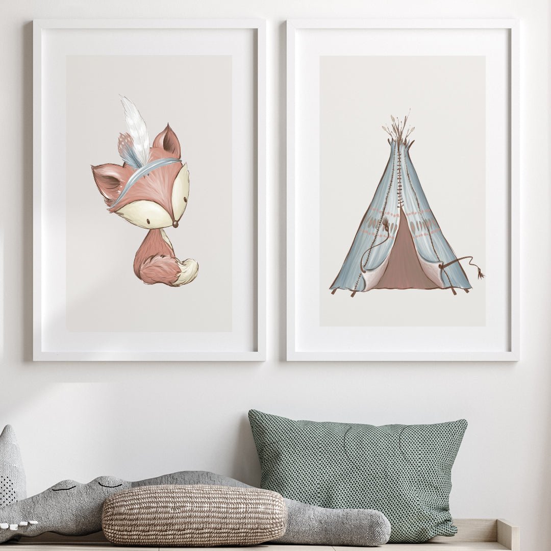 Poster Teepee - Dekortorget