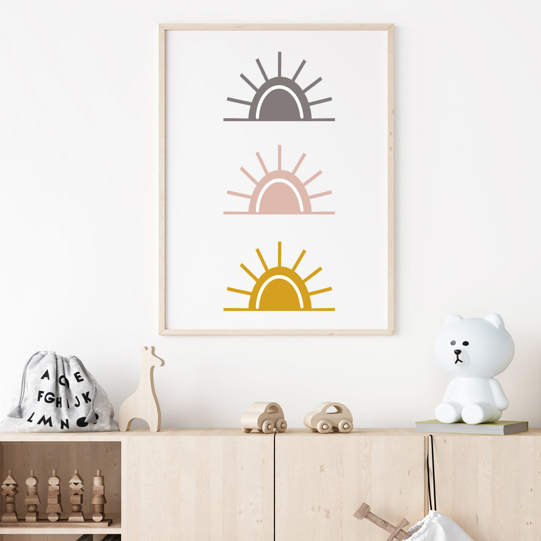 Poster retro solar