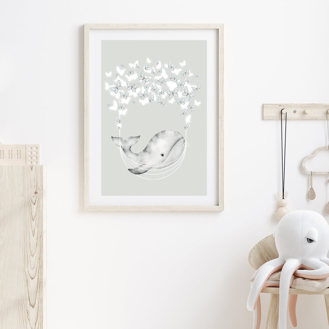 Poster Val & fjärilar - Dekortorget