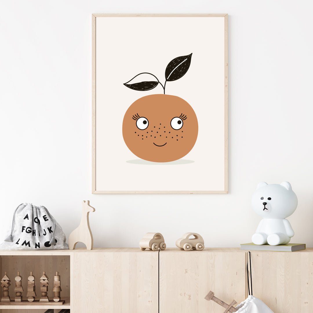 Poster apelsin - Dekortorget