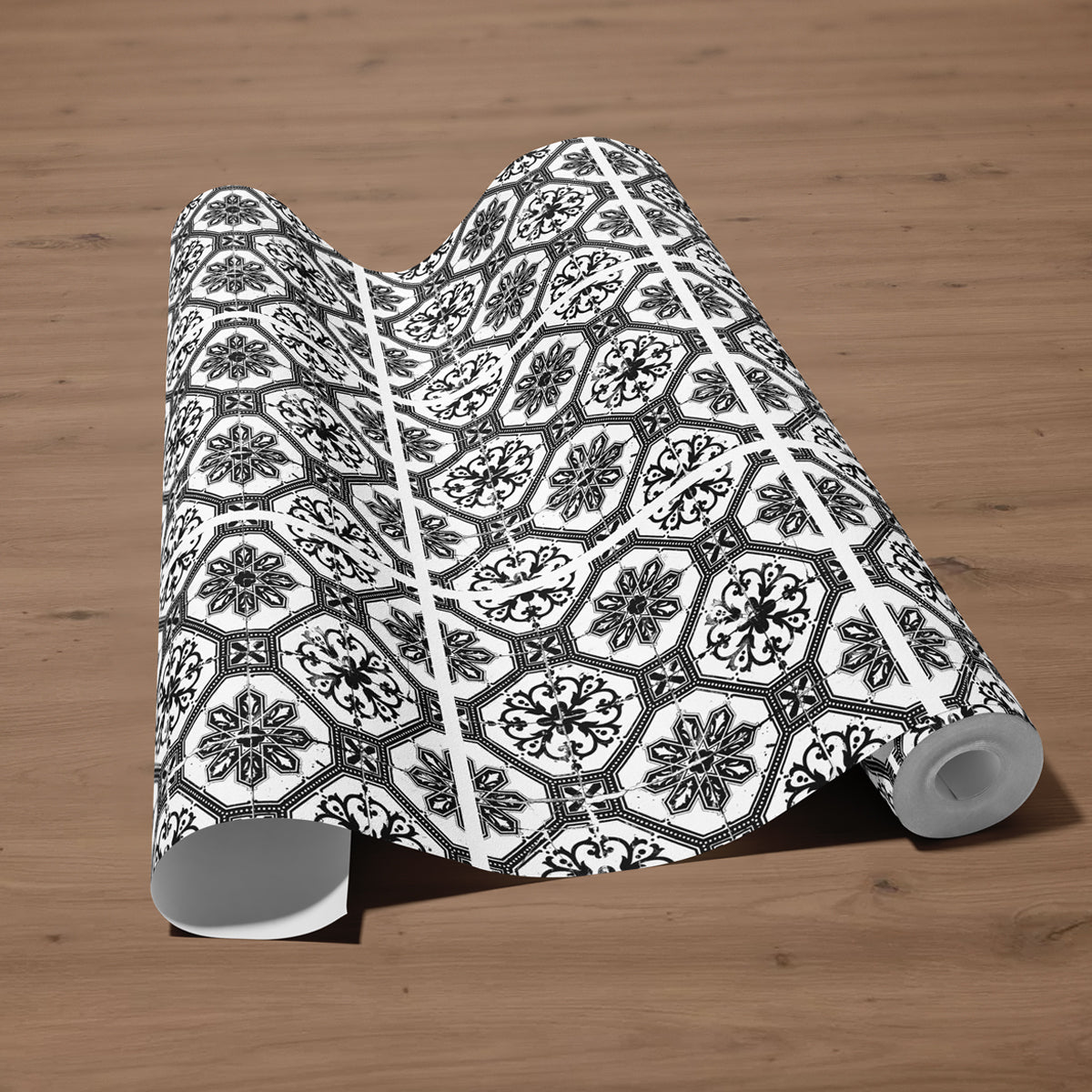 Dekorfolie marockansk vintage svart - Dekortorget
