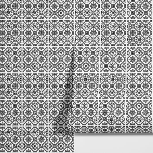 Dekorfolie marockansk vintage svart - Dekortorget
