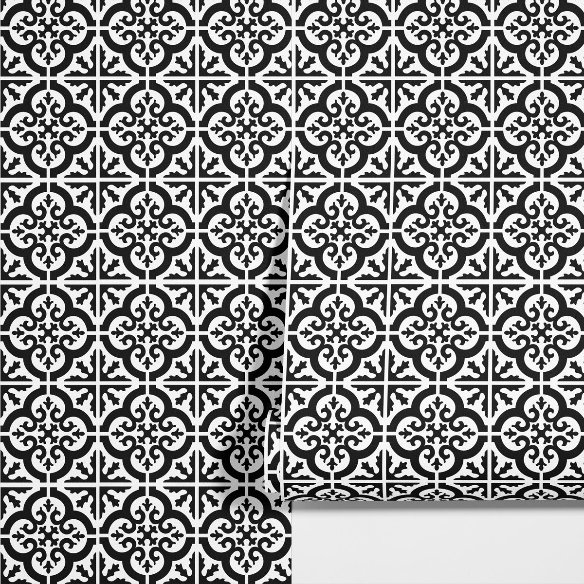 Dekorfolie marockansk svart - Dekortorget