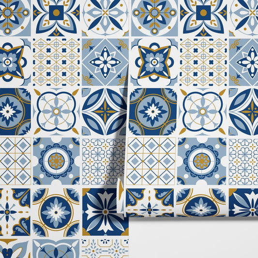 Dekorfolie marockansk kakelmönstrad - Dekortorget