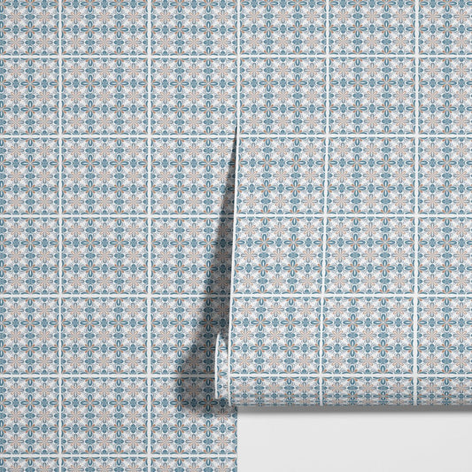 Dekorfolie kakelmönster klassiskt ornament - Dekortorget