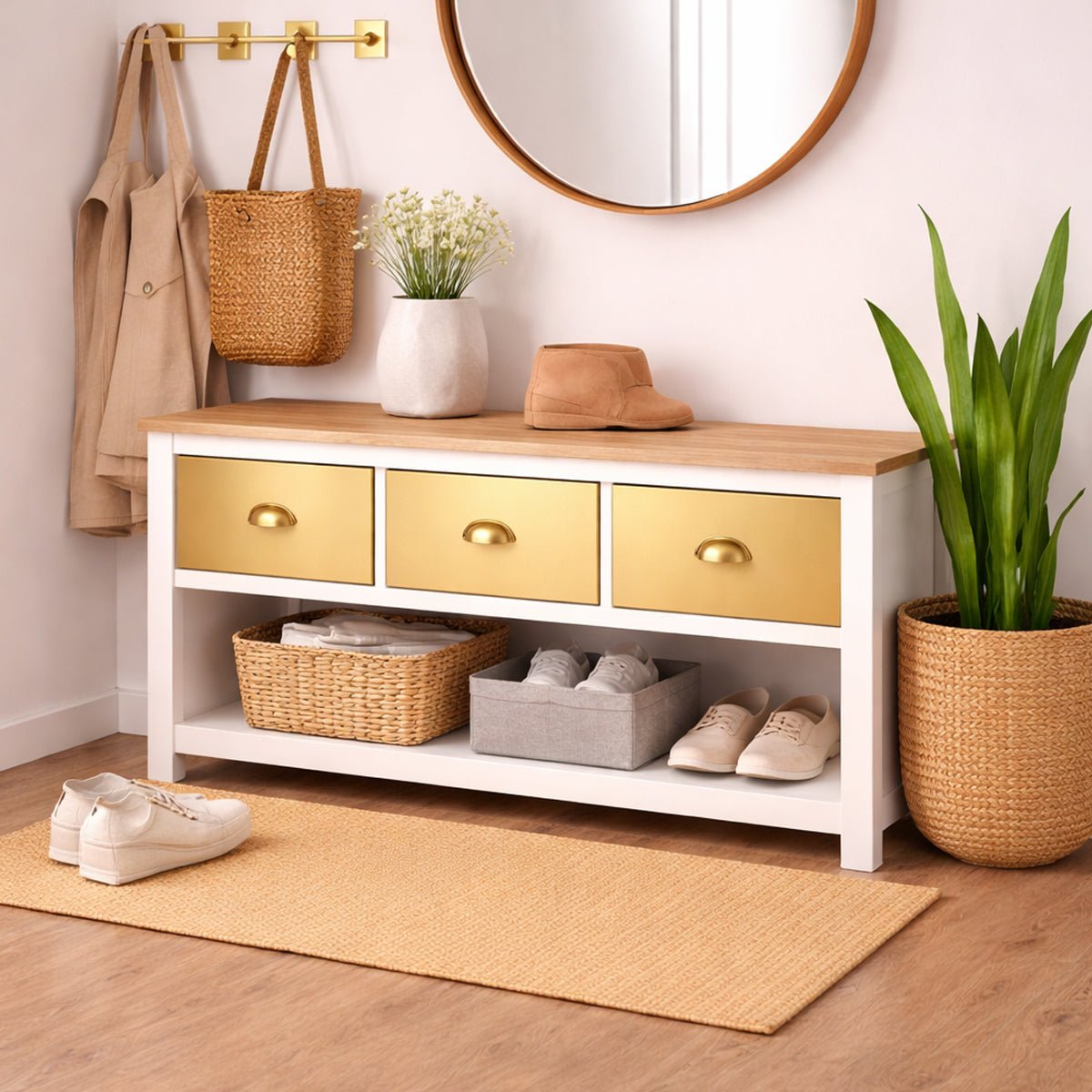 Dekorfolie enfärgad guld - Dekortorget