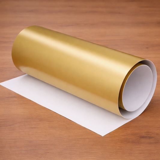 Dekorfolie enfärgad guld - Dekortorget