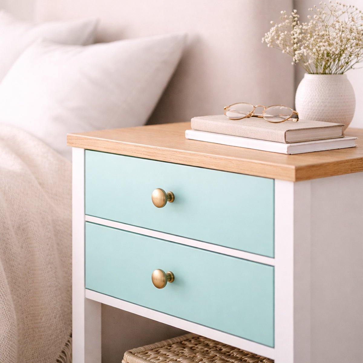 Dekorfolie enfärgad ljusturkos - Dekortorget