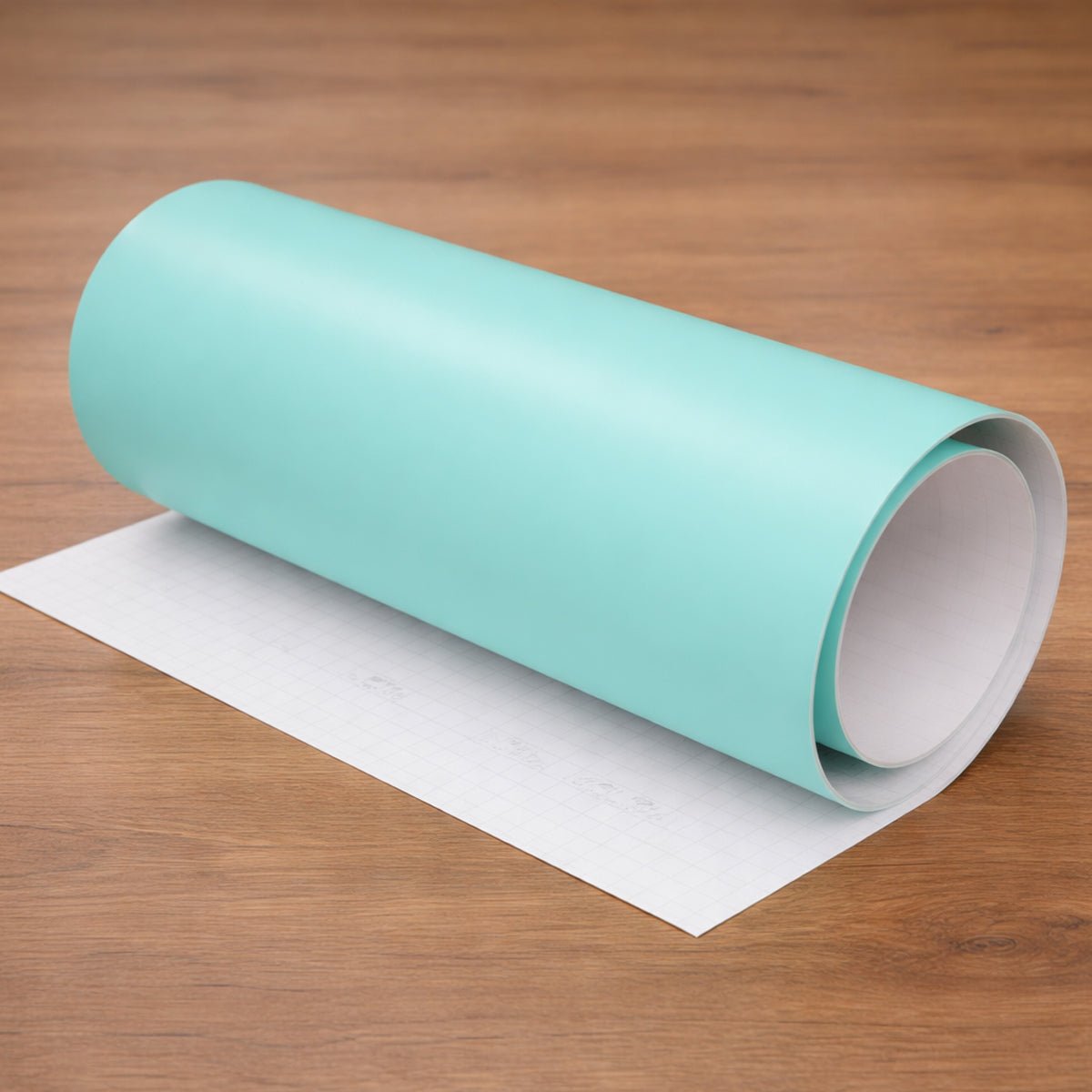 Dekorfolie enfärgad ljusturkos - Dekortorget