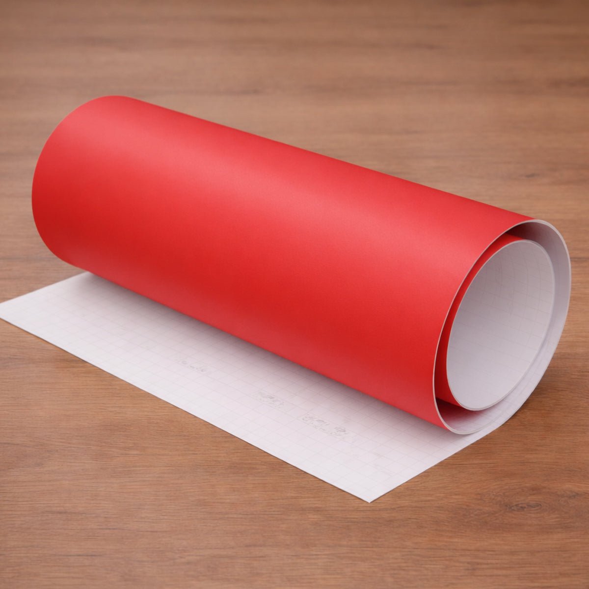 Dekorfolie enfärgad röd - Dekortorget