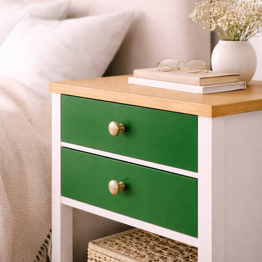 Dekorfolie enfärgad grön - Dekortorget