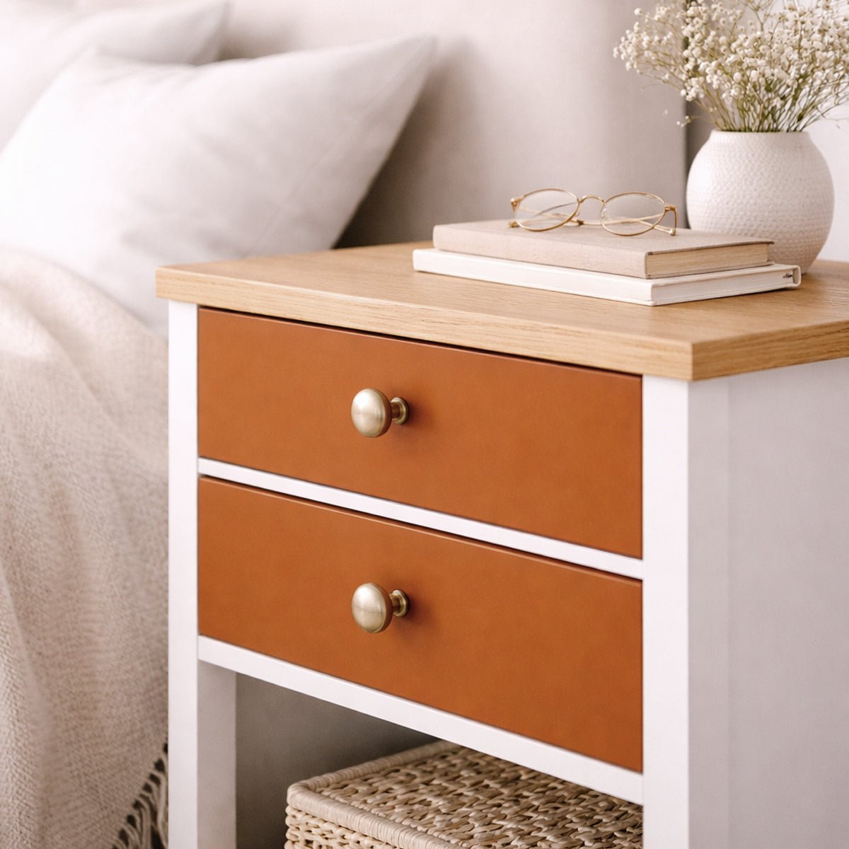 Dekorfolie enfärgad nötbrun - Dekortorget