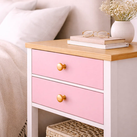 Dekorfolie enfärgad rosa - Dekortorget