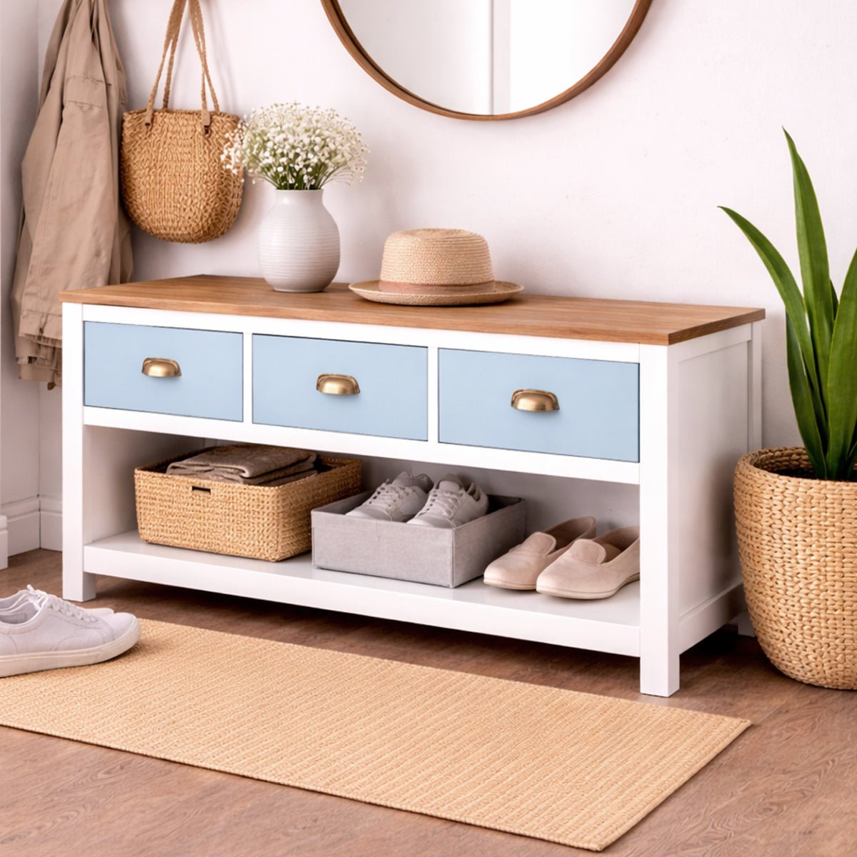 Dekorfolie enfärgad ljusblå - Dekortorget